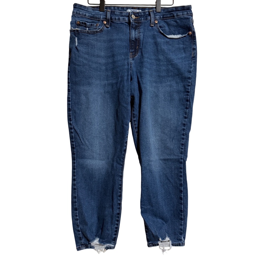 Denizen from Levis Womens Boyfriend Jeans Blue Distressed Mid Rise Size 16 W33